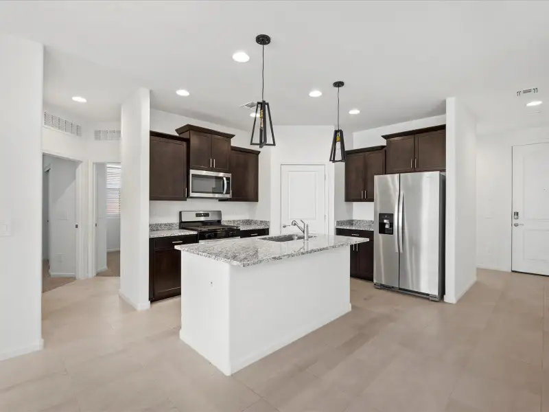 Furnished interior view inside a new home in Las Patrias at Star Valley Phase III - Signature Series, Tucson (Image 5).