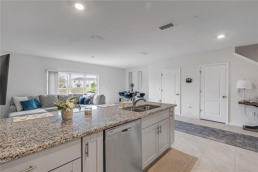 Furnished interior view inside a new home in Rivers Edge, Edgewater (Image 17). Furnished interior view inside a new home in Rivers Edge, Edgewater (Image 17).