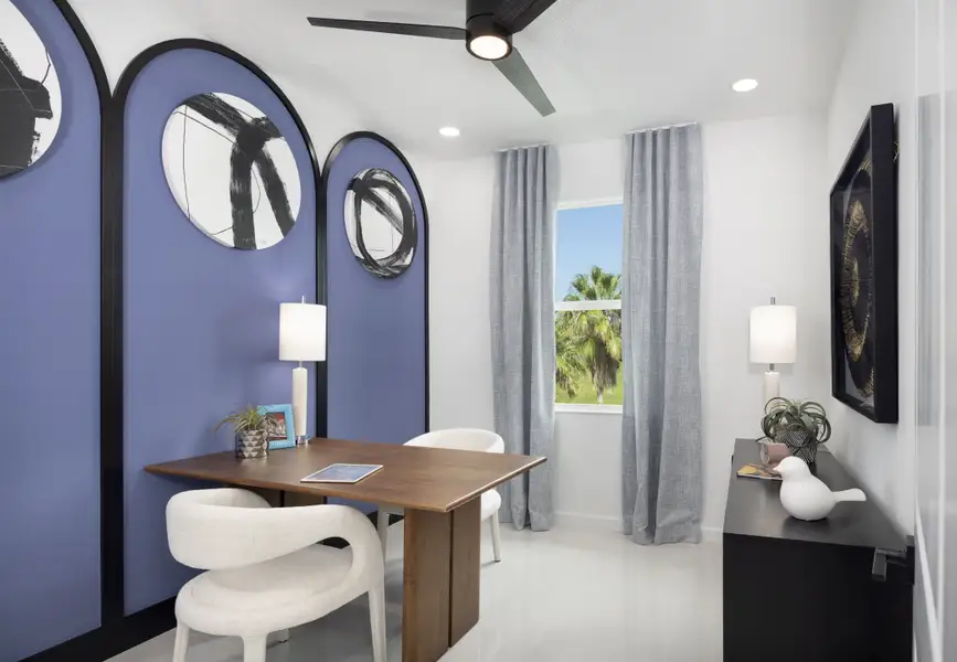 Furnished interior view inside a new home in Westlake, Loxahatchee (Image 3).