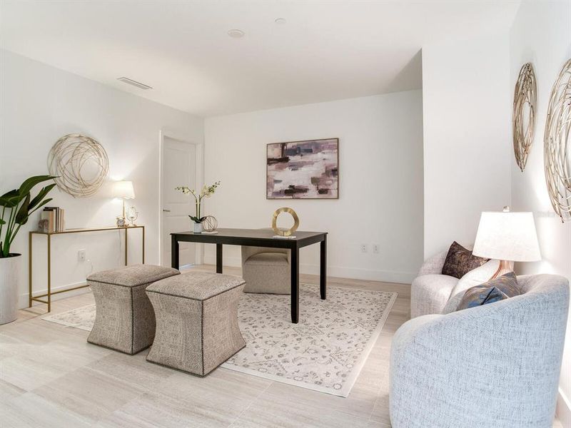 Furnished interior view inside a new home in , Tampa (Image 47).