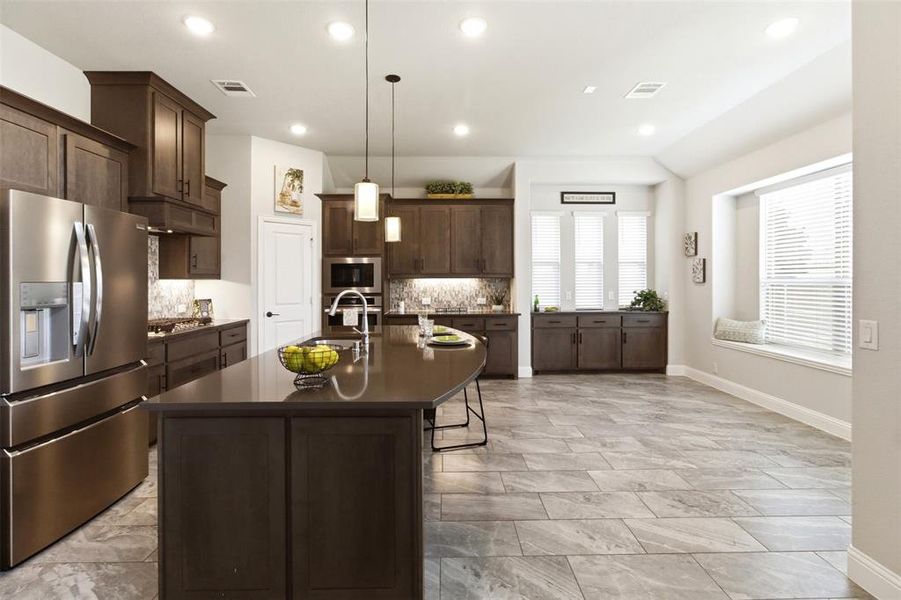Furnished interior view inside a new home in , Midlothian (Image 8).