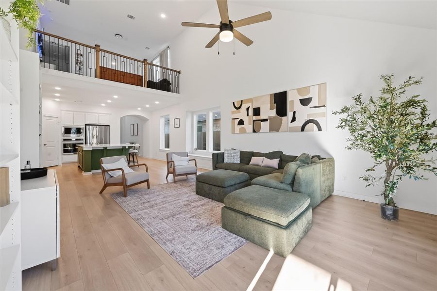 Furnished interior view inside a new home in , Arcola (Image 11).