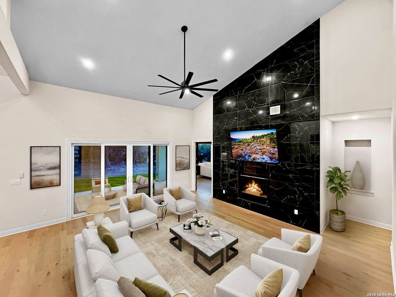 Furnished interior view inside a new home in , Bulverde (Image 19).