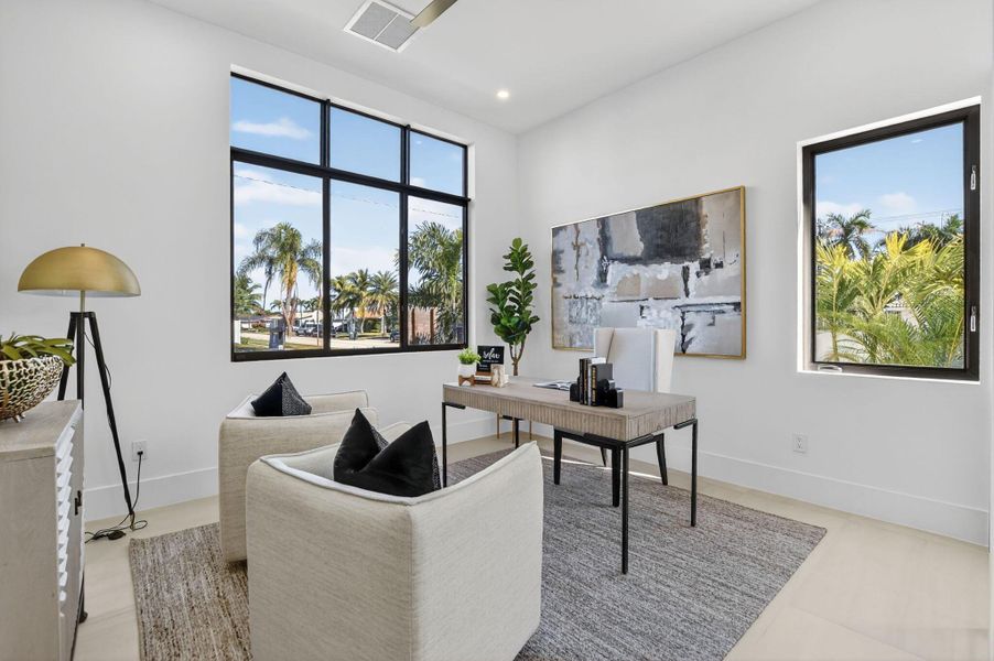 Furnished interior view inside a new home in , Boca Raton (Image 40).
