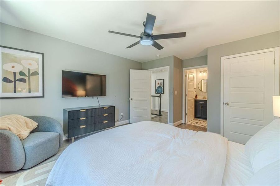 Furnished interior view inside a new home in , Snellville (Image 41).