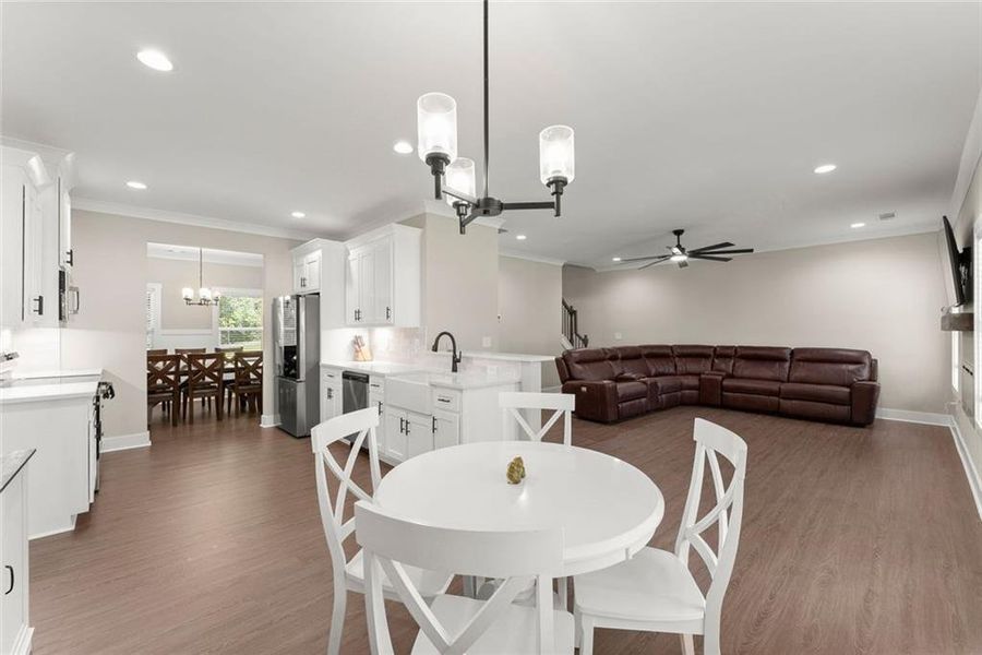 Furnished interior view inside a new home in , Cornelia (Image 9). Furnished interior view inside a new home in , Cornelia (Image 9).