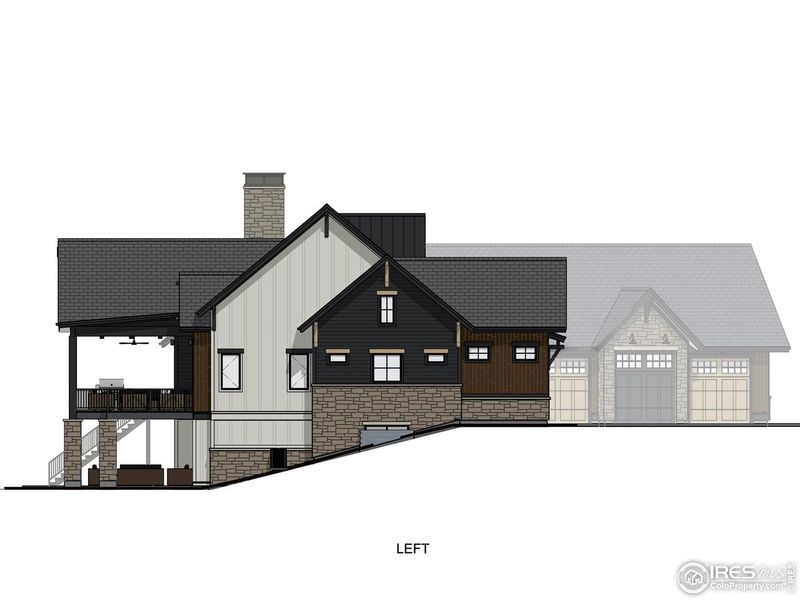 Exterior rendering of this home design in , Fort Collins, CO (Image 5).