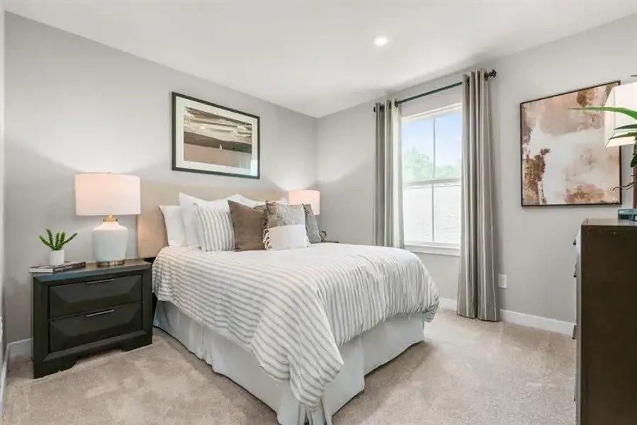 Representative furnished interior of a home built from the Silverleaf by Ryan Homes in Sterling Oaks Signature Series, Ash (Image 40). Representative furnished interior of a home built from the Silverleaf by Ryan Homes in Sterling Oaks Signature Series, Ash (Image 40).
