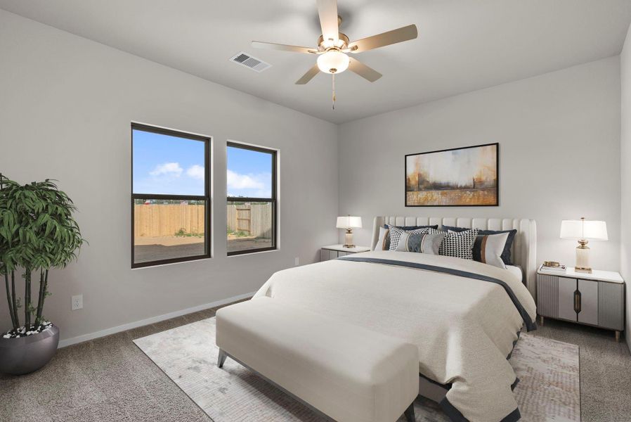 Furnished interior view inside a new home in Laurel Landing, Alvin (Image 9).