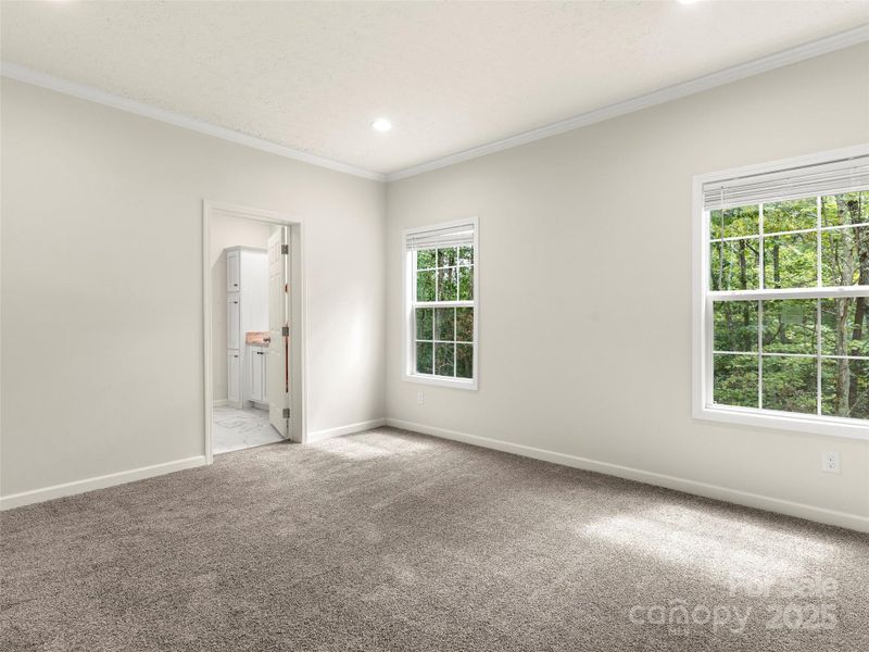 Spacious, unfurnished interior of a new home in , Hendersonville (Image 9).
