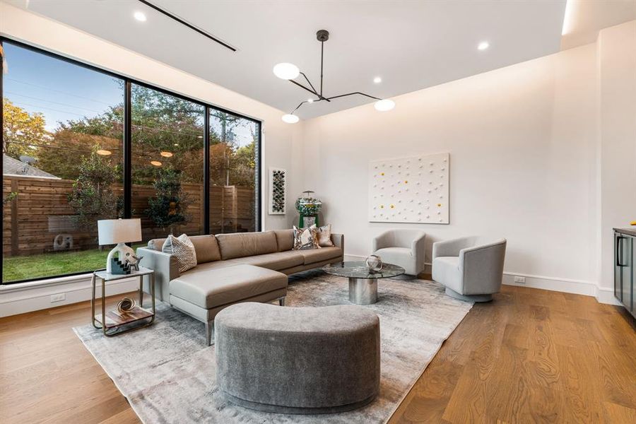 Furnished interior view inside a new home in , Dallas (Image 15).