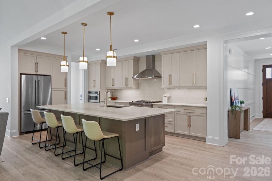 Incredible custom kitchen ready to enjoy