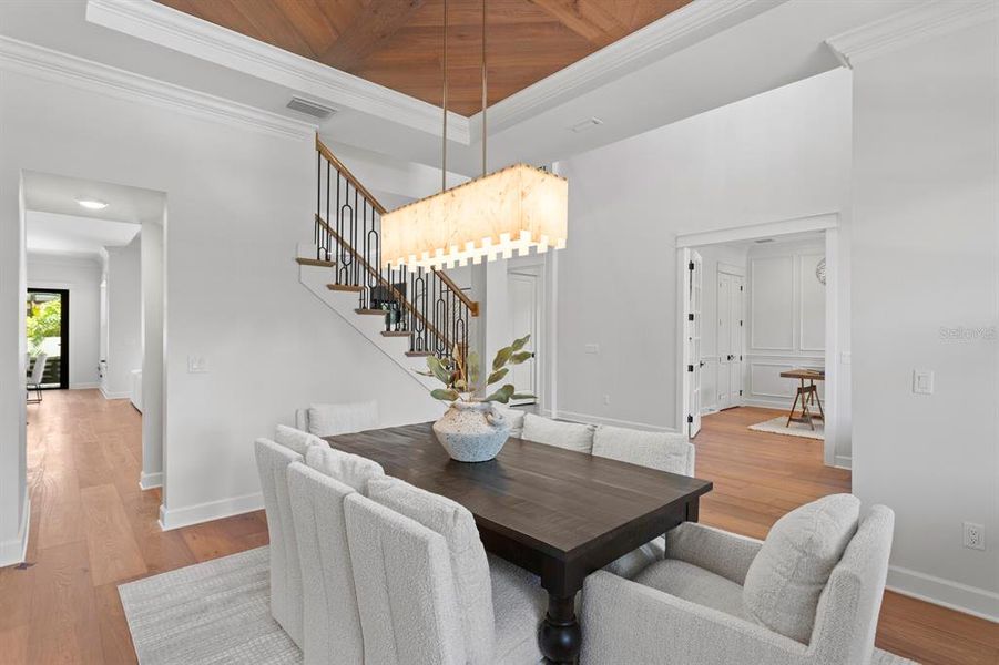 Furnished interior view inside a new home in , Tampa (Image 31).