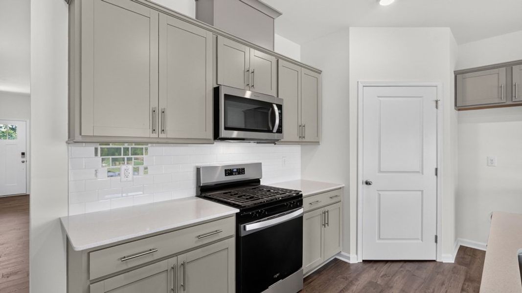 Furnished interior view inside a new home in The Grove at Matthews Landing, Fuquay Varina (Image 7).