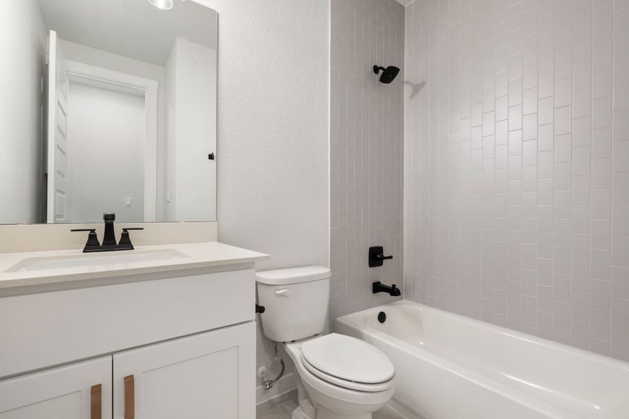 Furnished interior view inside a new home in Lagos Reserve, Manor (Image 17).