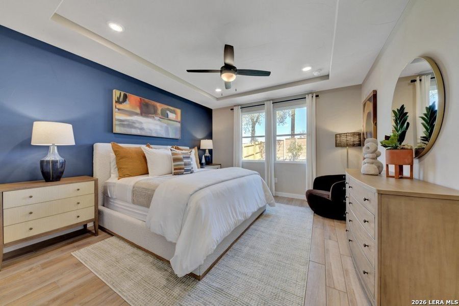Furnished interior view inside a new home in Veranda Designer, San Antonio (Image 3).