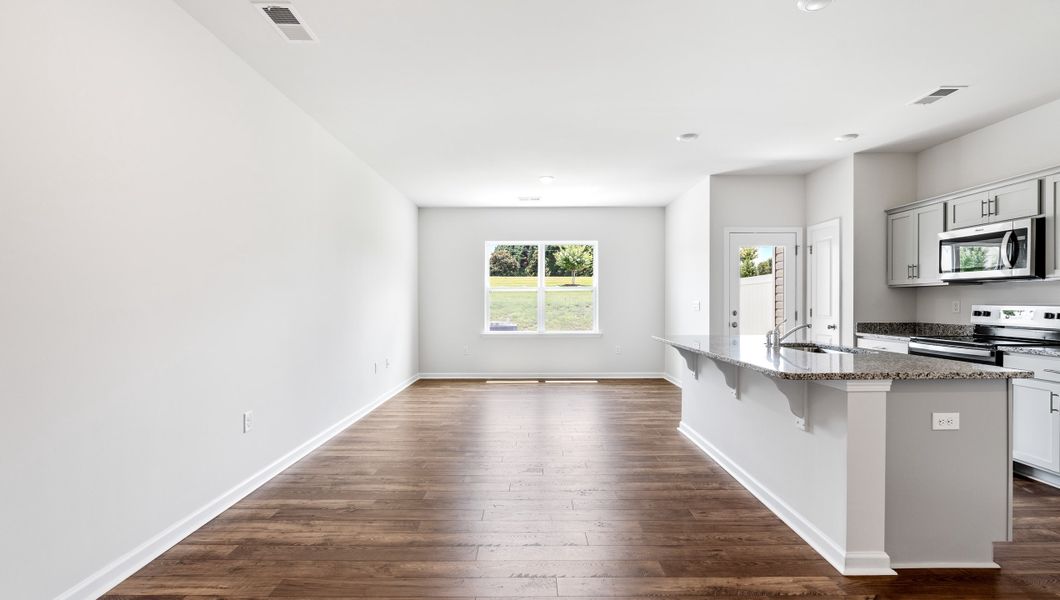 Spacious, unfurnished interior of a new home in Brookside Ridge Townhomes, Greer (Image 16). Spacious, unfurnished interior of a new home in Brookside Ridge Townhomes, Greer (Image 16).