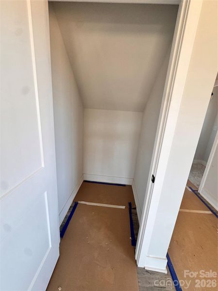 Under staircase closet