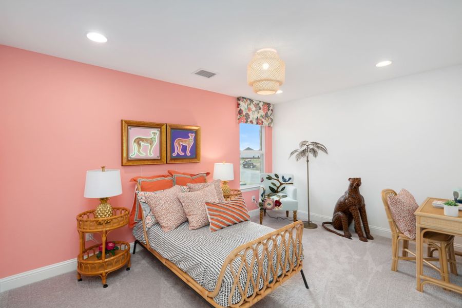 Furnished interior view inside a new home in Reunion, Rhome (Image 18).