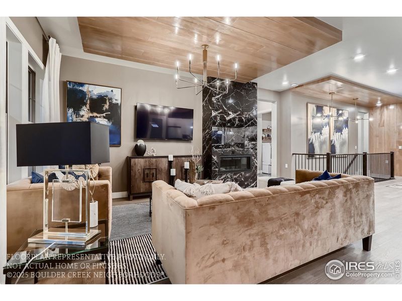 Furnished interior view inside a new home in , Broomfield (Image 4).
