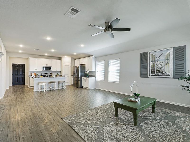 Furnished interior view inside a new home in , Weston (Image 13).