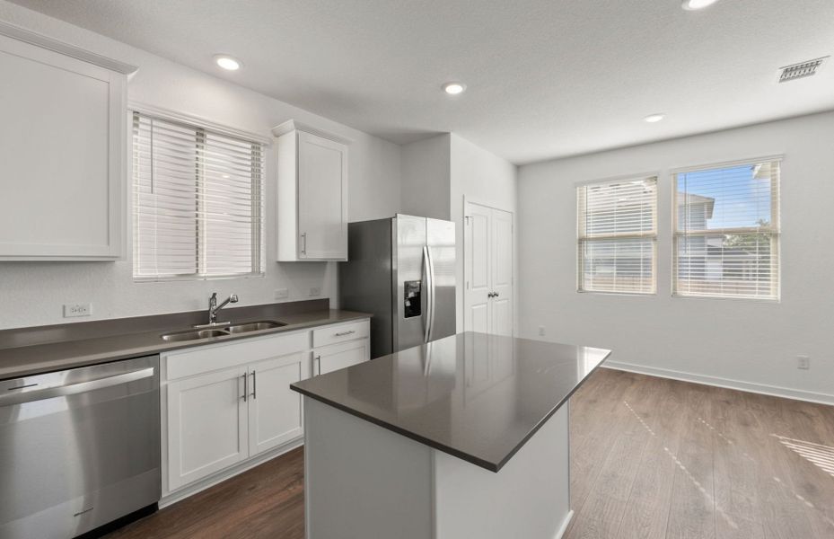 Furnished interior view inside a new home in Sunfield, Buda (Image 9).