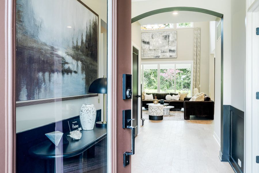 Representative furnished interior of a home built from the Finley by Fischer Homes in Twin Lakes, Hoschton (Image 3).