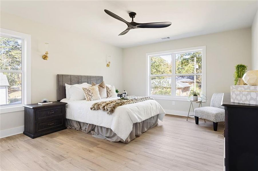 Furnished interior view inside a new home in , Decatur (Image 32).