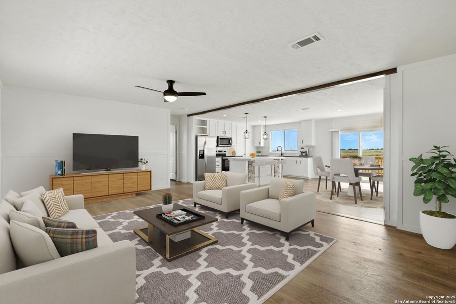 Furnished interior view inside a new home in , Jourdanton (Image 3). Furnished interior view inside a new home in , Jourdanton (Image 3).