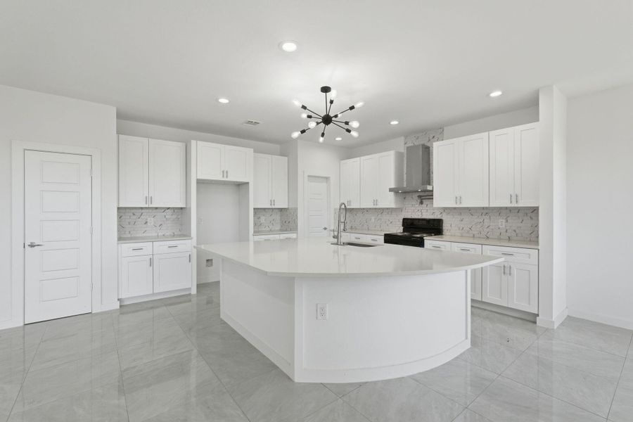 Furnished interior view inside a new home in , Conroe (Image 5).