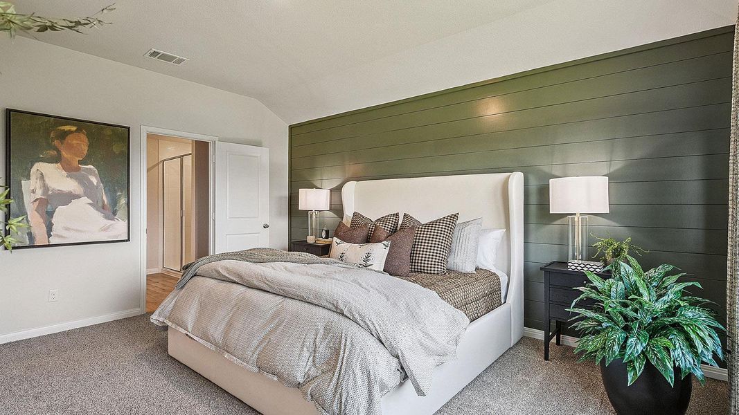 Furnished interior view inside a new home in Thunder Rock, Marble Falls (Image 6).