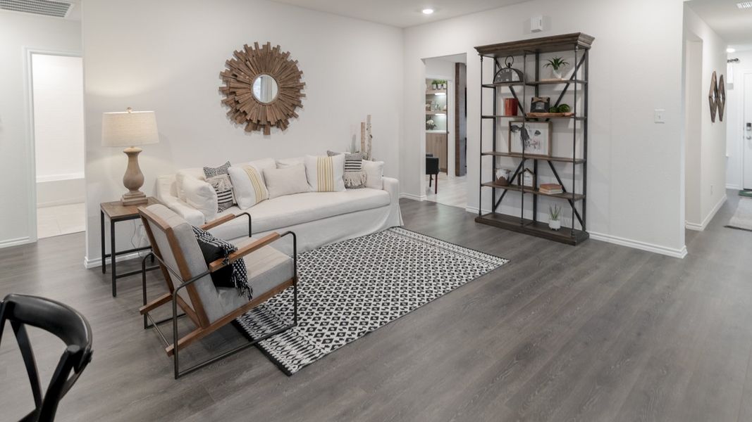 Furnished interior view inside a new home in Wildcat Ranch, Crandall (Image 16).