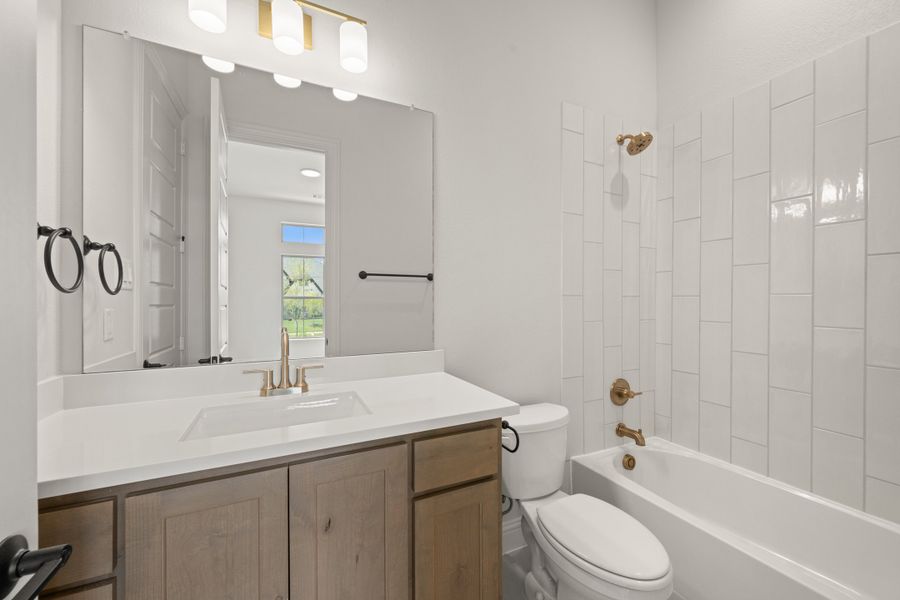 Furnished interior view inside a new home in Hayes Crossing, Midlothian (Image 6).