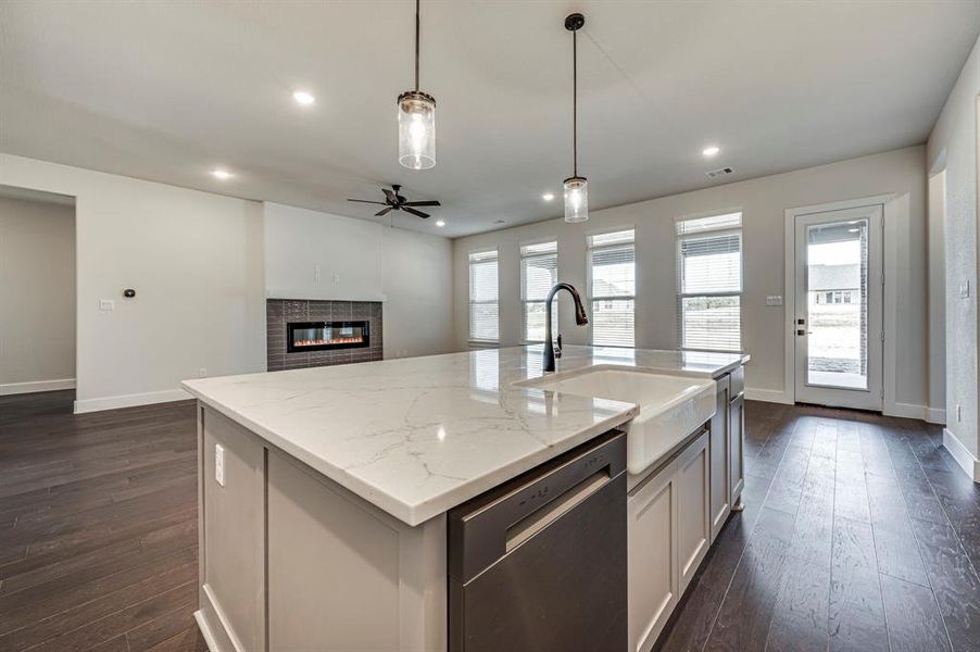 Furnished interior view inside a new home in The Arbors Midlothian, Midlothian (Image 19).