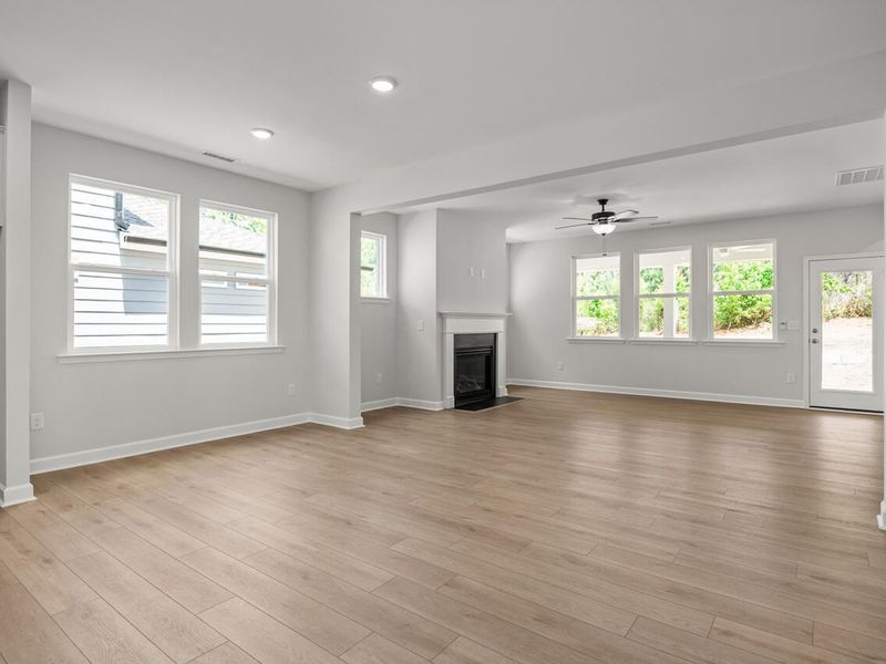 Spacious, unfurnished interior of a new home in Sage on North Main, Wake Forest (Image 14).