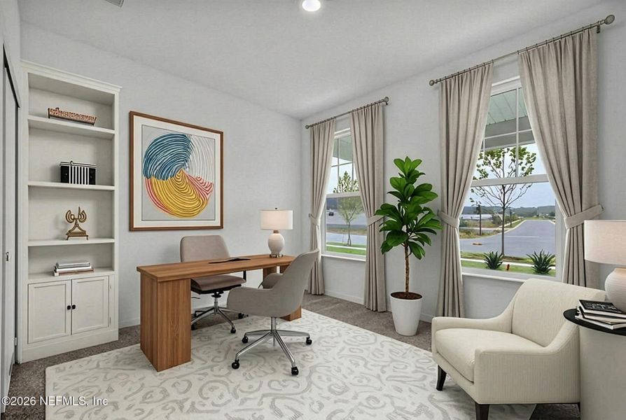 Furnished interior view inside a new home in Hyland Trail, Green Cove Springs (Image 12).