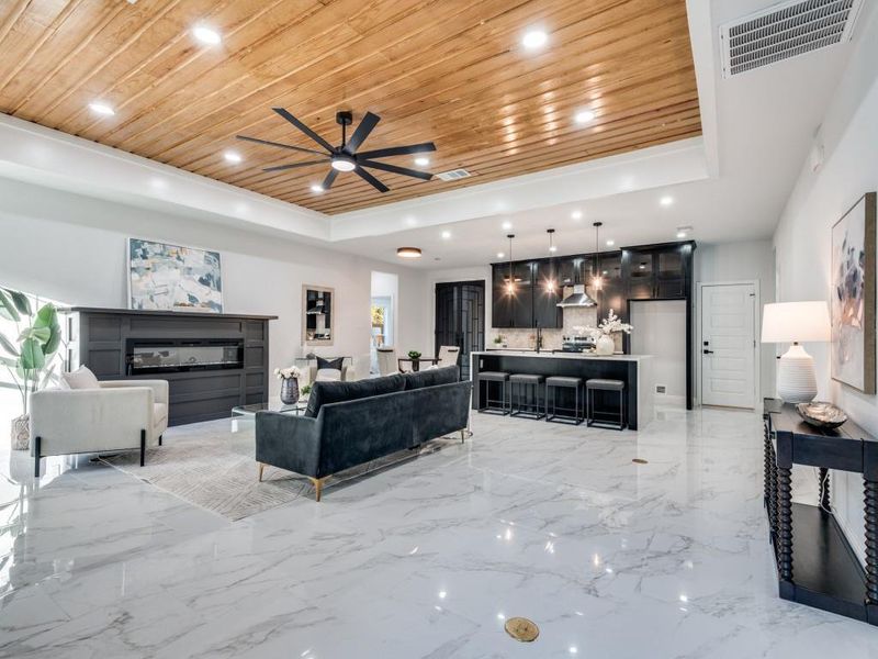 Furnished interior view inside a new home in , Tool (Image 7).