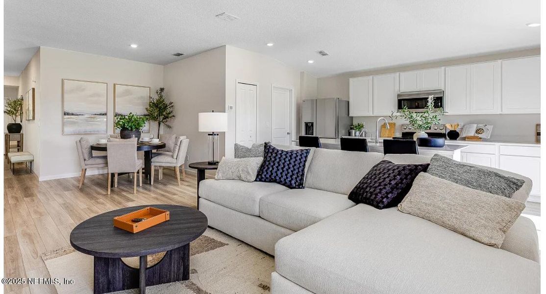 Furnished interior view inside a new home in Kings Preserve, Jacksonville (Image 6).