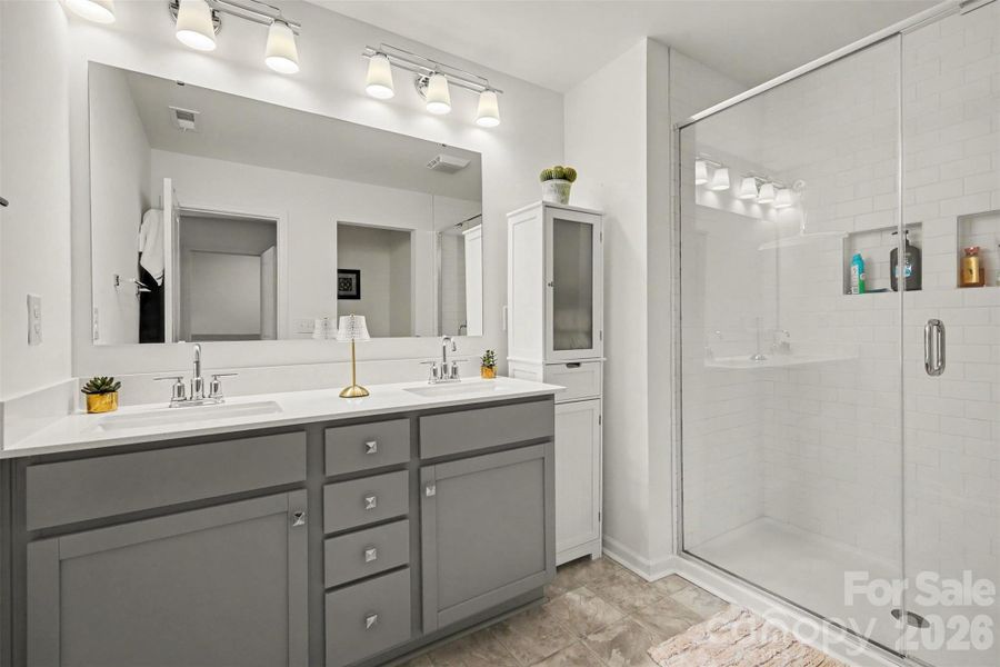 Furnished interior view inside a new home in , Clover (Image 8).