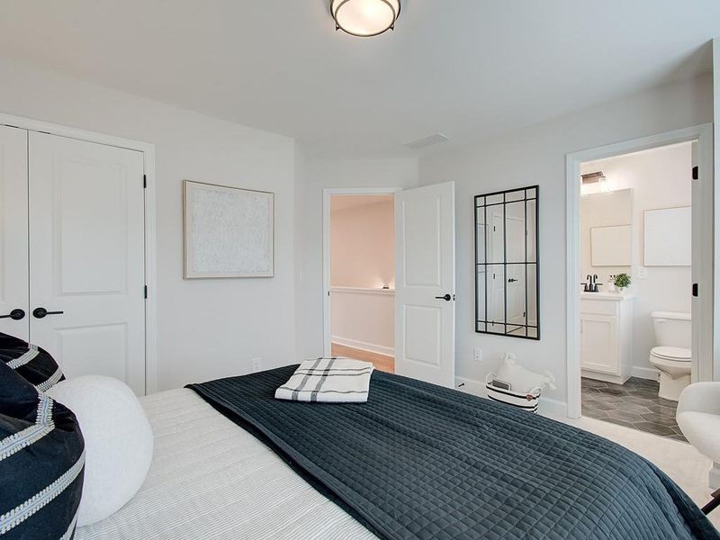Furnished interior view inside a new home in Townes at South Main, Kennesaw (Image 25).