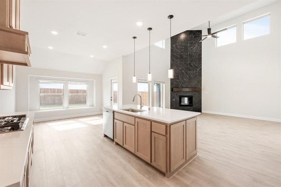 Furnished interior view inside a new home in Ridge Ranch Classic 60, Mesquite (Image 14).
