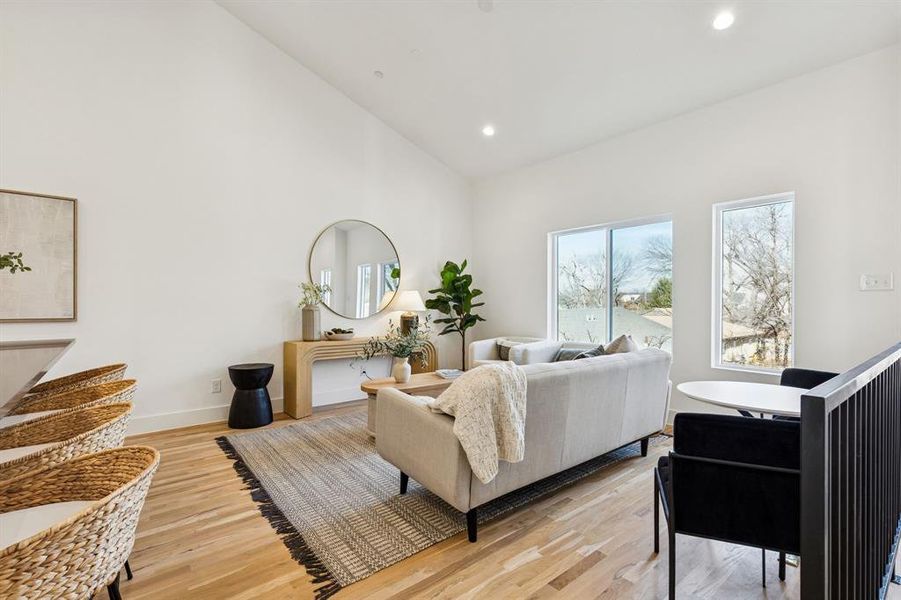 Furnished interior view inside a new home in , Dallas (Image 8).