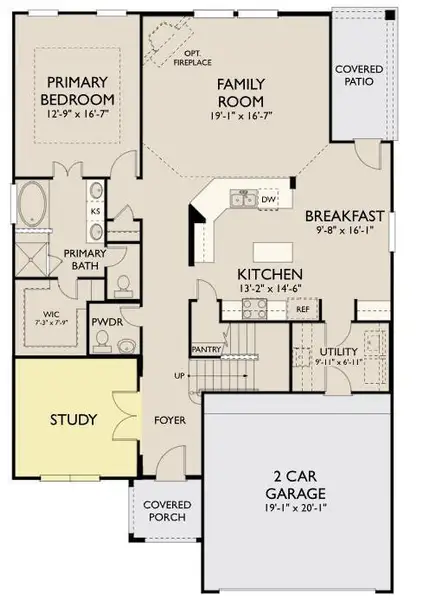 Tyler Floorplan 1st Floor Tyler Floorplan 1st Floor