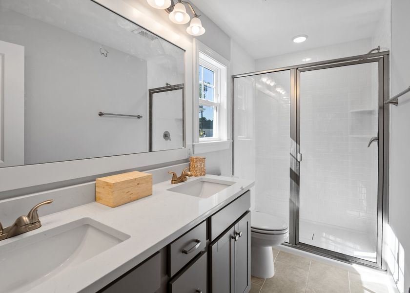 Furnished interior view inside a new home in Osprey Landing, Southport (Image 17).