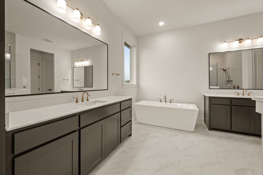 Furnished interior view inside a new home in NorthGlen, Haslet (Image 13).