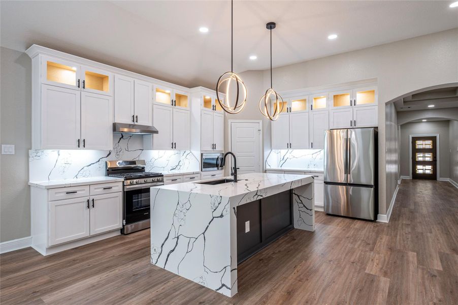 Furnished interior view inside a new home in , Houston (Image 8).