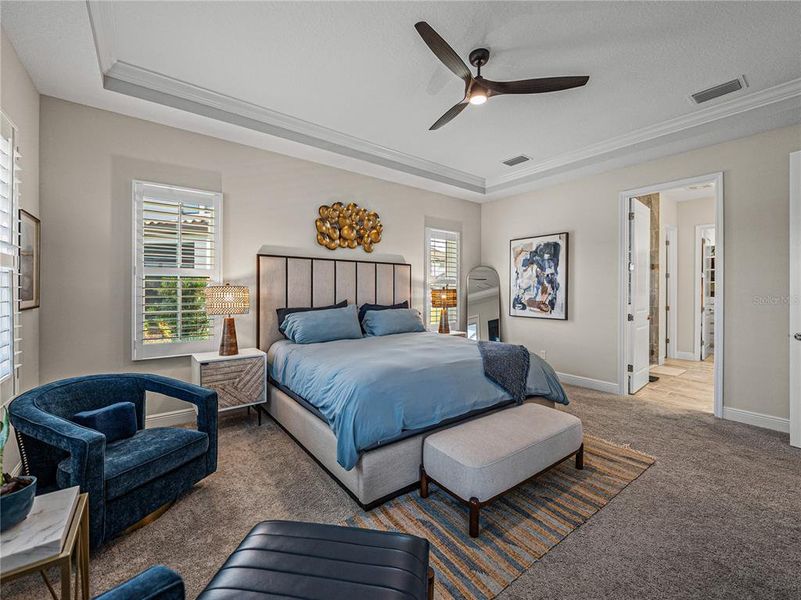 Furnished interior view inside a new home in Mirada, San Antonio (Image 65). Furnished interior view inside a new home in Mirada, San Antonio (Image 65).