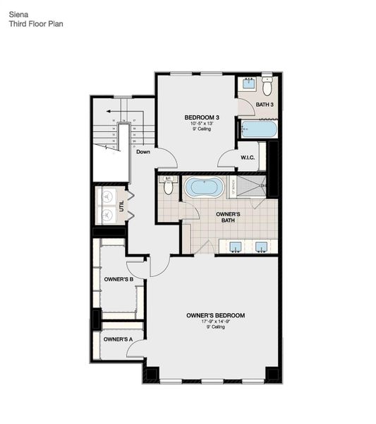 2D floor plan layout of this home in , Houston, TX (Image 5).