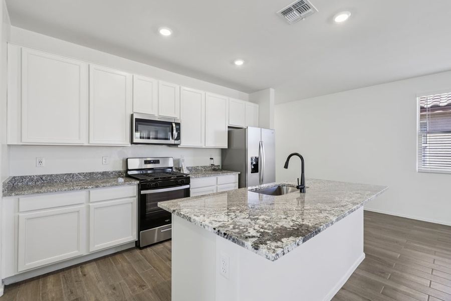 Furnished interior view inside a new home in Wildflower Reserve, Tucson (Image 4).