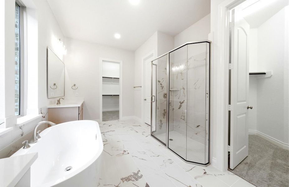 Furnished interior view inside a new home in The Highlands 55′, Porter (Image 11).